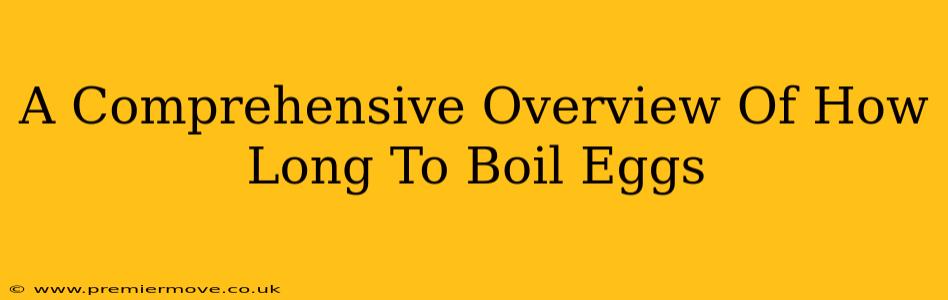 A Comprehensive Overview Of How Long To Boil Eggs