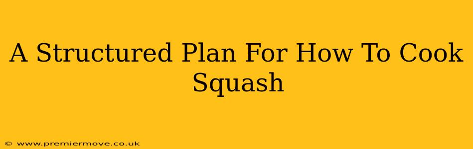 A Structured Plan For How To Cook Squash