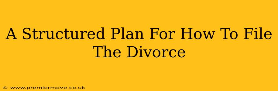 A Structured Plan For How To File The Divorce
