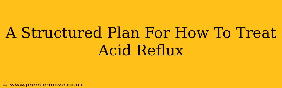 A Structured Plan For How To Treat Acid Reflux