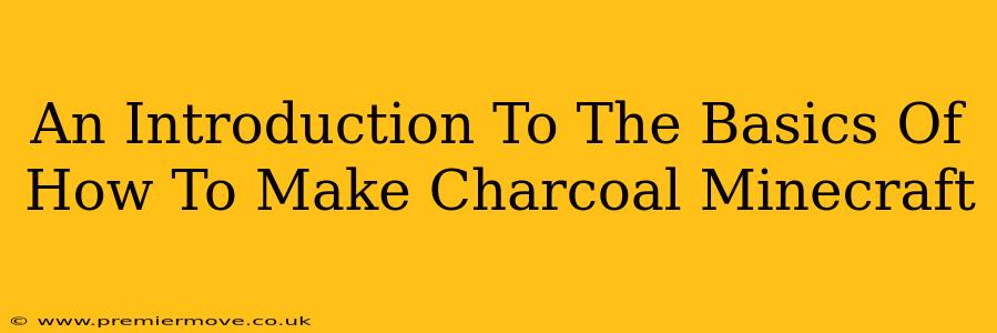 An Introduction To The Basics Of How To Make Charcoal Minecraft
