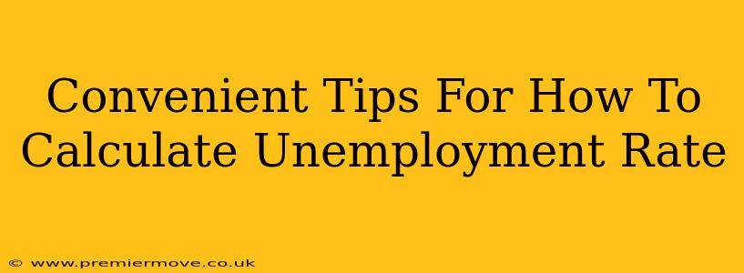 Convenient Tips For How To Calculate Unemployment Rate
