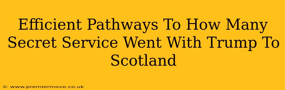 Efficient Pathways To How Many Secret Service Went With Trump To Scotland