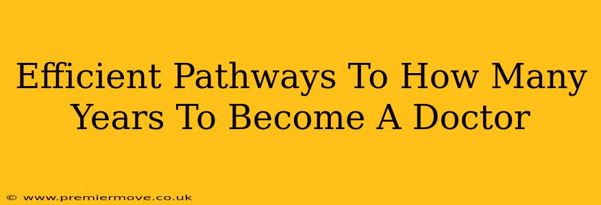 Efficient Pathways To How Many Years To Become A Doctor