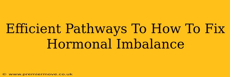 Efficient Pathways To How To Fix Hormonal Imbalance