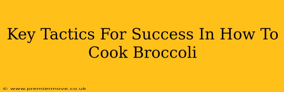 Key Tactics For Success In How To Cook Broccoli