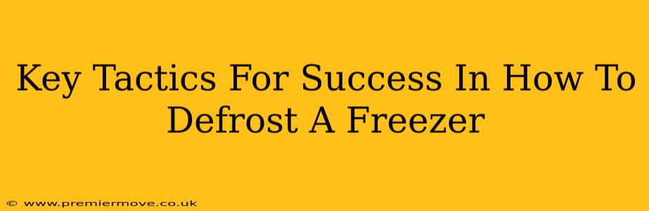 Key Tactics For Success In How To Defrost A Freezer