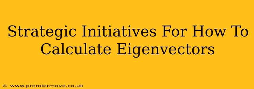 Strategic Initiatives For How To Calculate Eigenvectors