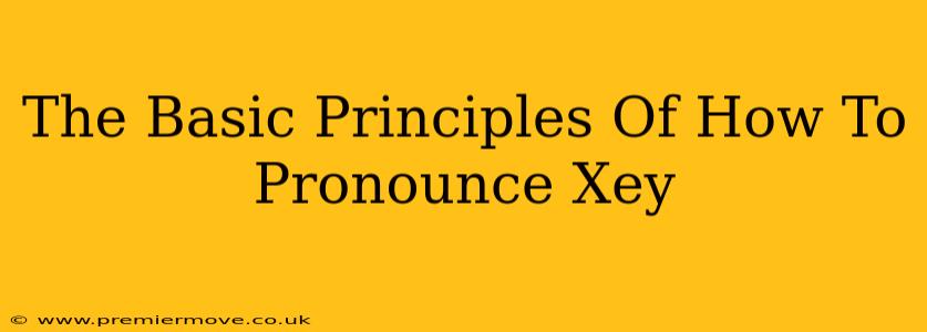 The Basic Principles Of How To Pronounce Xey