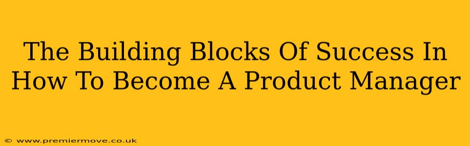 The Building Blocks Of Success In How To Become A Product Manager