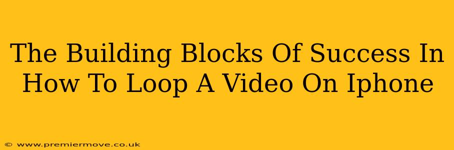 The Building Blocks Of Success In How To Loop A Video On Iphone