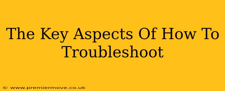 The Key Aspects Of How To Troubleshoot