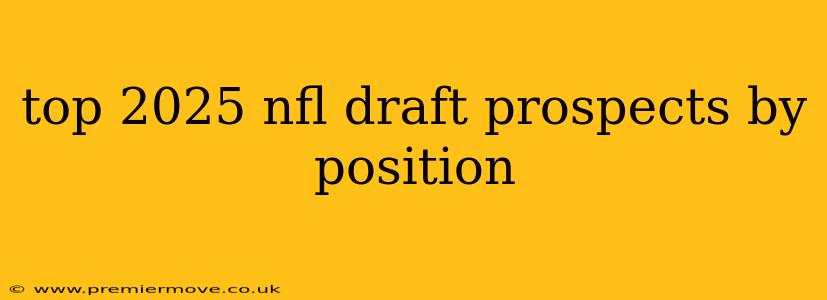 top 2025 nfl draft prospects by position
