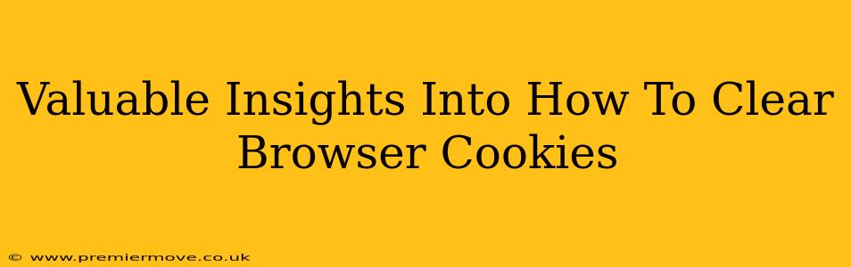 Valuable Insights Into How To Clear Browser Cookies